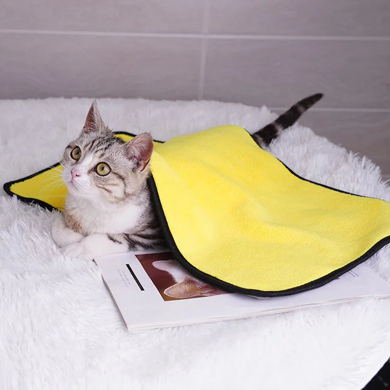 Quick-drying Bath Towel For Pet