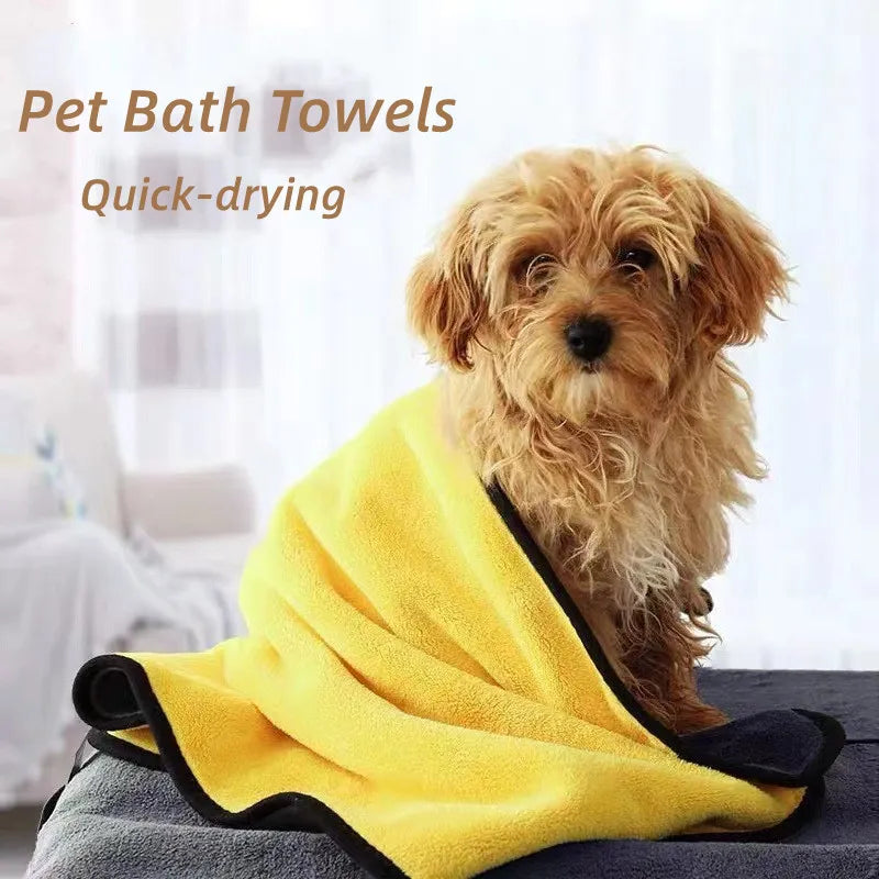 Quick-drying Bath Towel For Pet