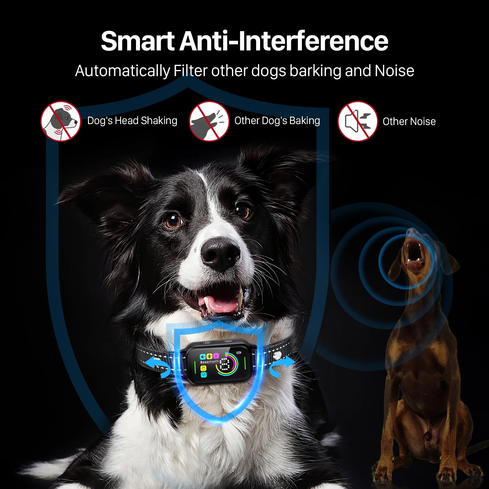 Anti-Bark Dog Training Collar