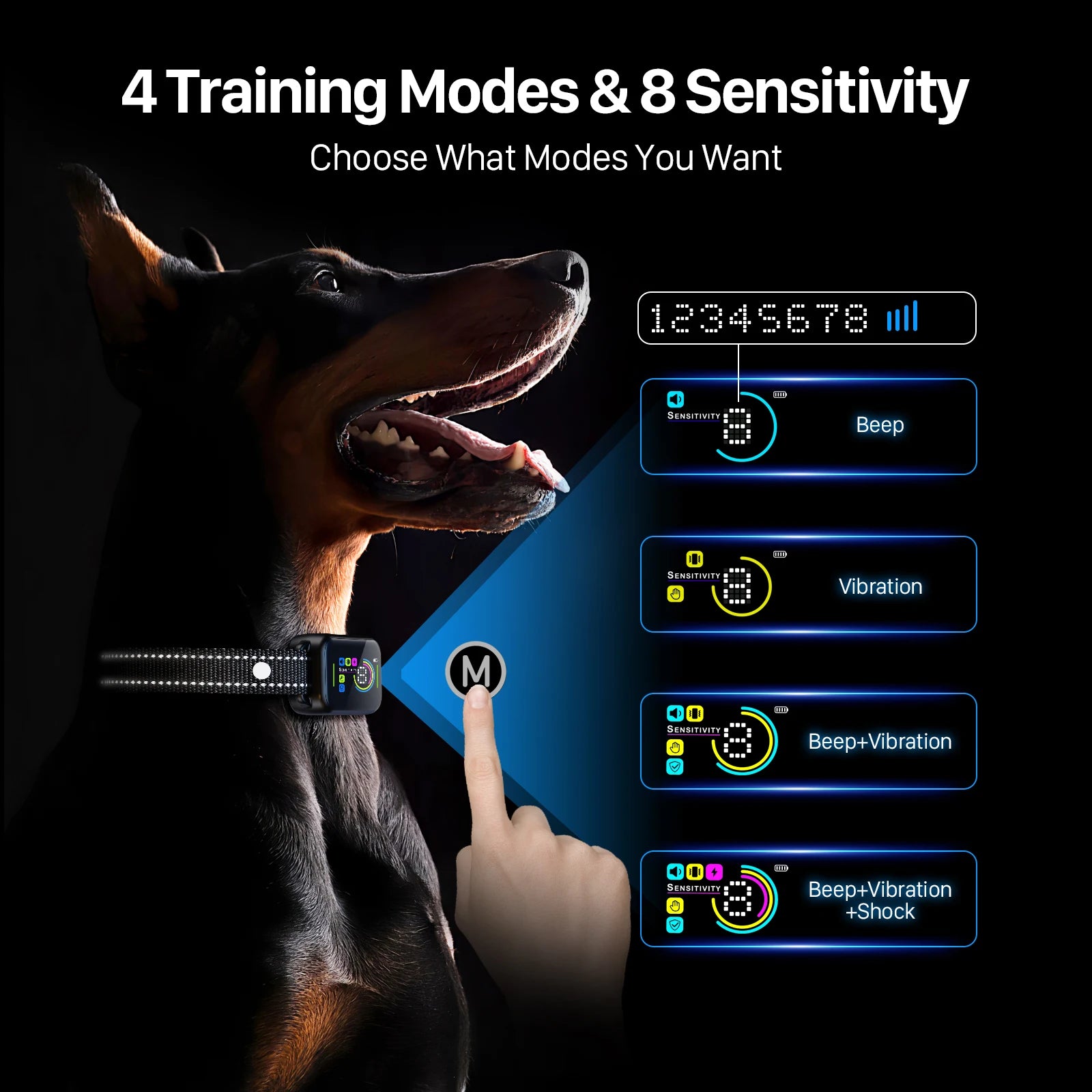 Anti-Bark Dog Training Collar