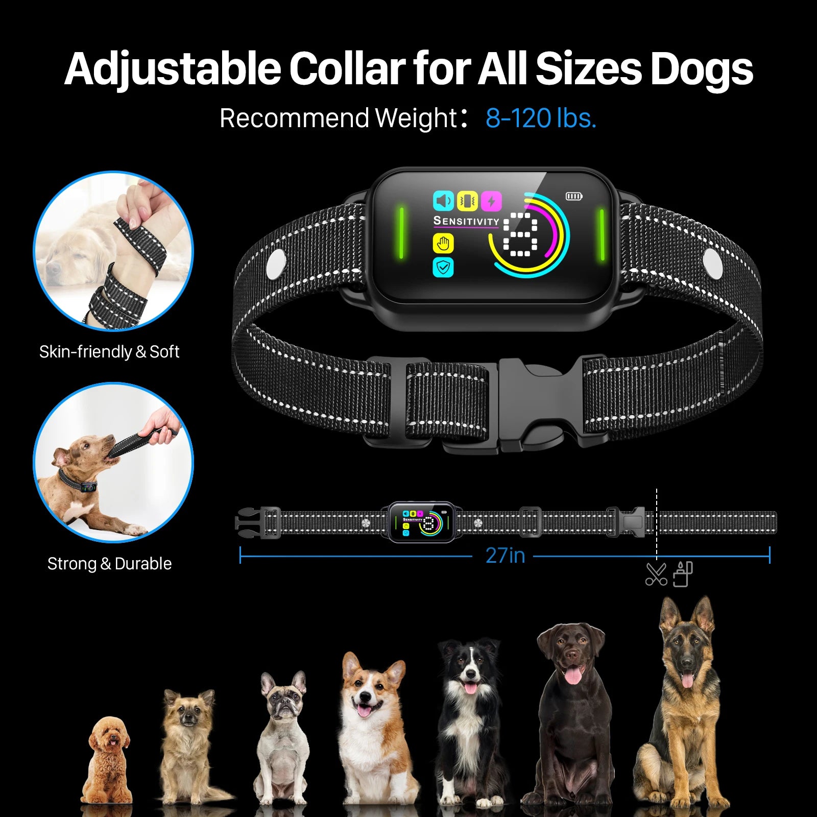 Anti-Bark Dog Training Collar