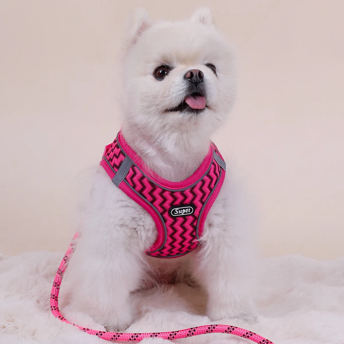 Wave Pattern Pet Chest Strap